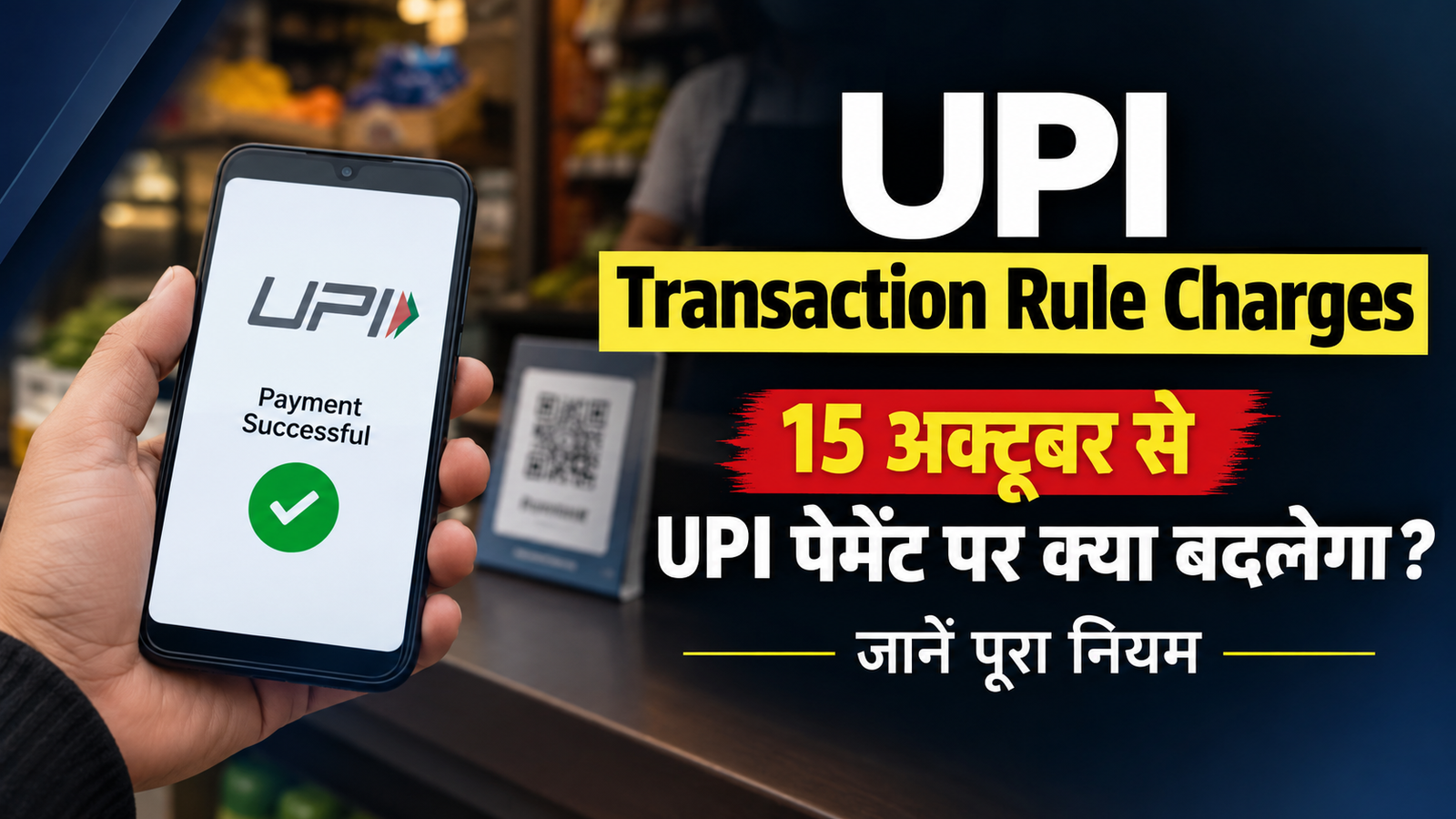 15 अक्टूबर से UPI पेमेंट पर क्या बदलेगा? जानें पूरा नियम
